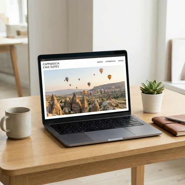 Kapadokya Otellerinde Web Sitesi Tasarımı: Rezervasyonu Artıran Unsurlar